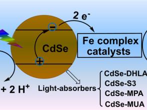catalytic light driven generation of hydrogen from water by iron dithiolene complexes